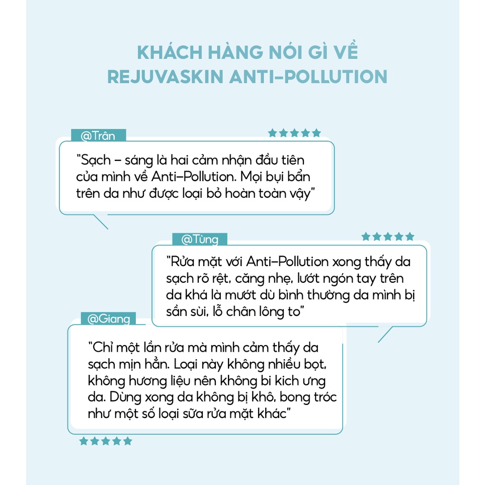 Ảnh Sữa rửa mặt ngừa mụn, sáng da Rejuvaskin Anti-Pollution 10ml/100ml - AJA'S SKINLAB 3