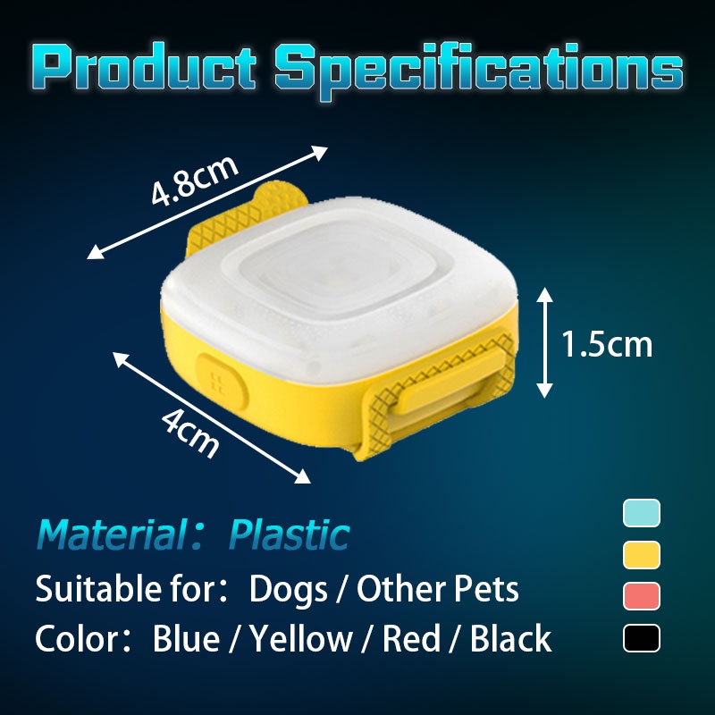 Truelove Chó Đèn LED USB Sạc Chống Thấm Nước Chó Thú Cưng Thẻ Cho Đi Đêm Sáng Tầm Nhìn Cao Phát Sáng Gắn Vào Cổ Dây Xích Chống Mất