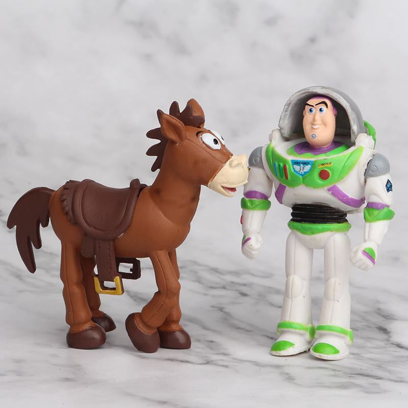 7 Chiếc Câu Chuyện Đồ Chơi 4 Woody Lightyear Alien Forky Buzz Bunny Hình Bánh Topper Đồ Chơi Trẻ Em Bé Quạt Sinh Nhật