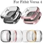 Phụ kiện mạ TPU YRBWD Bảo vệ màn hình mềm hoàn toàn cho Fitbit Versa 4 / Sense 2