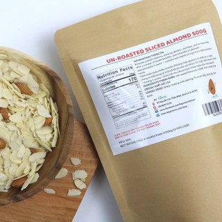 Hạnh Nhân Thái Lát Cao Cấp Nhập Khẩu Túi 500g - Legumes