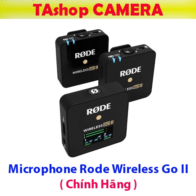 Mic thu âm Rode Wireless Go II chính hãng | Shopee Việt Nam