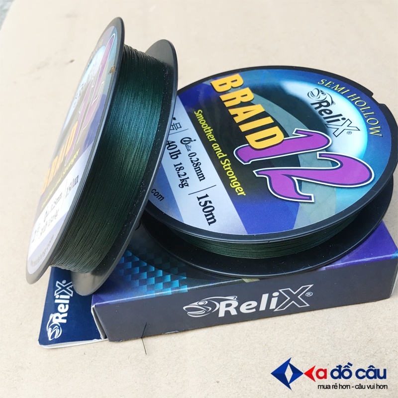 Dây PE 12 lõi Indonesia siêu bền relix Braid12 | Shopee Việt Nam