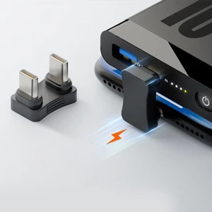 Niki Type-C U Shape Adapter 180 Độ Khuỷu Tay Loại C Nam Sang Nam Bộ Chuyển Đổi Loại U 480Mbps Cho Laptop Máy Tính Bảng Điện Thoại Di Động