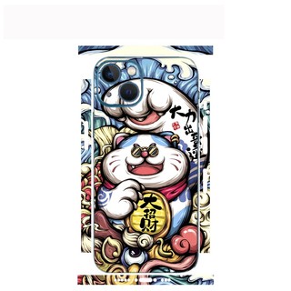 Tấm dán Skin Mặt Sau Mèo Thần Tài M01 FULL VIỀN Dành Cho 14prm , 13prm , 12prm , 11prm , ip11 , ip12 , ip13 - FukiShop