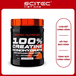 Creatine Monohydrate Tăng Sức bền, Tăng Cơ Nạc, Căng Phống Cơ Bắp 300g - Chính Hãng SCITEC NUTRITION