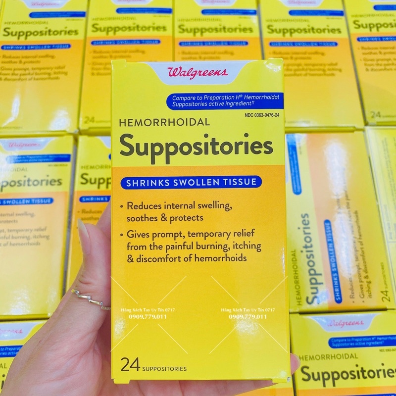 Walgreens Hemorrhoidal Suppositories