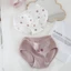 Quần lót cotton đáy thấp cho bé gái học sinh, thiết kế đáng yêu hình dâu tây, xuất xứ Nhật Bản