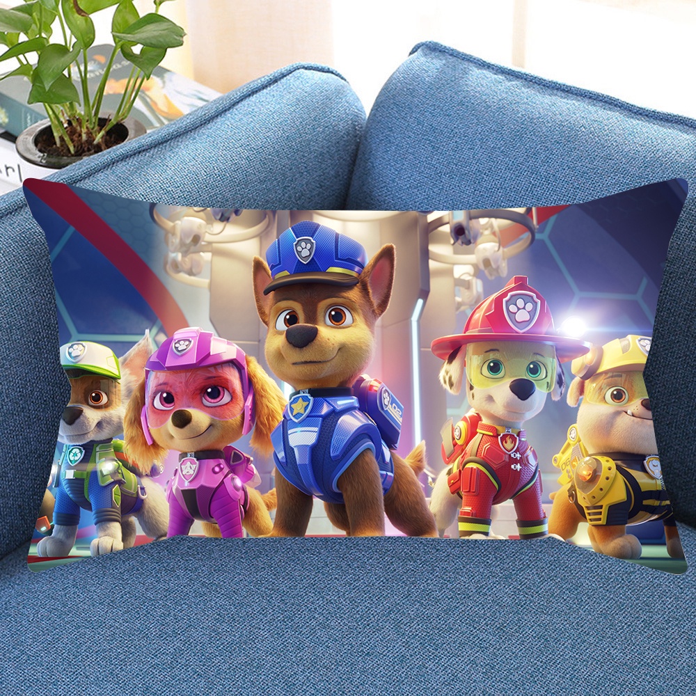 Vỏ Gối Đơn In Hoạt Hình Paw Patrol Polyeste Trang Trí Nhà Cửa (Không Kèm Lõi)