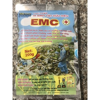 Chế phẩm xử lý rác EMC 200gr xử lý rác thải hữu cơ, rác thải sinh hoạt và bãi rác công cộng hiệu quả an toàn