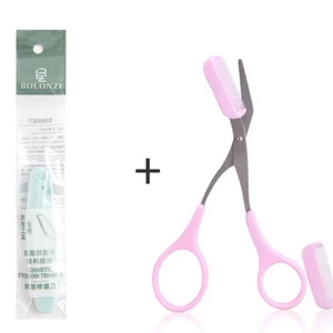 Combo dao cạo lông mày, kéo tỉa lông mày Qiqishop