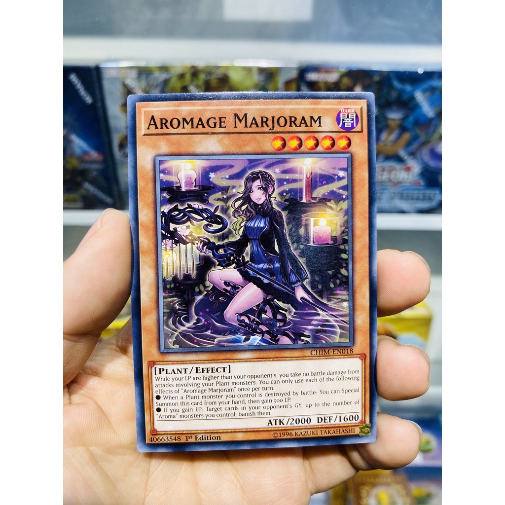 Thẻ bài YugiOh! Mã CHIMEN018 Aromage Marjoram Common 1st Edition