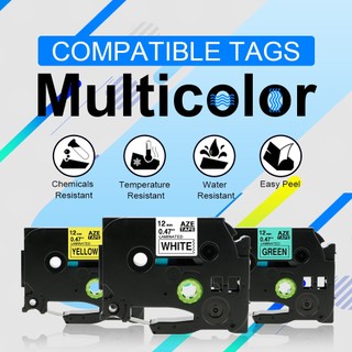Cuộn Băng Keo Dính Độc Đáo Chuyên Dụng Cho Brother-Touch Tape TZe-231 P210 P11000