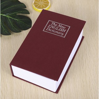 (freeship) Két sắt quyển sách từ điển loại mini 2 lớp xinh xắn 18cmx12cmx5cm