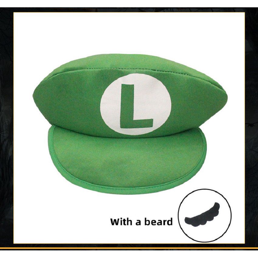 Hot Super Mario Bros Hoạt Hình Mới Cosplay Chống Đỡ Nón Luigi Bros Mái Vòm Mũ Bóng Chày Trẻ Em Người Lớn Unisex Sinh Nhật