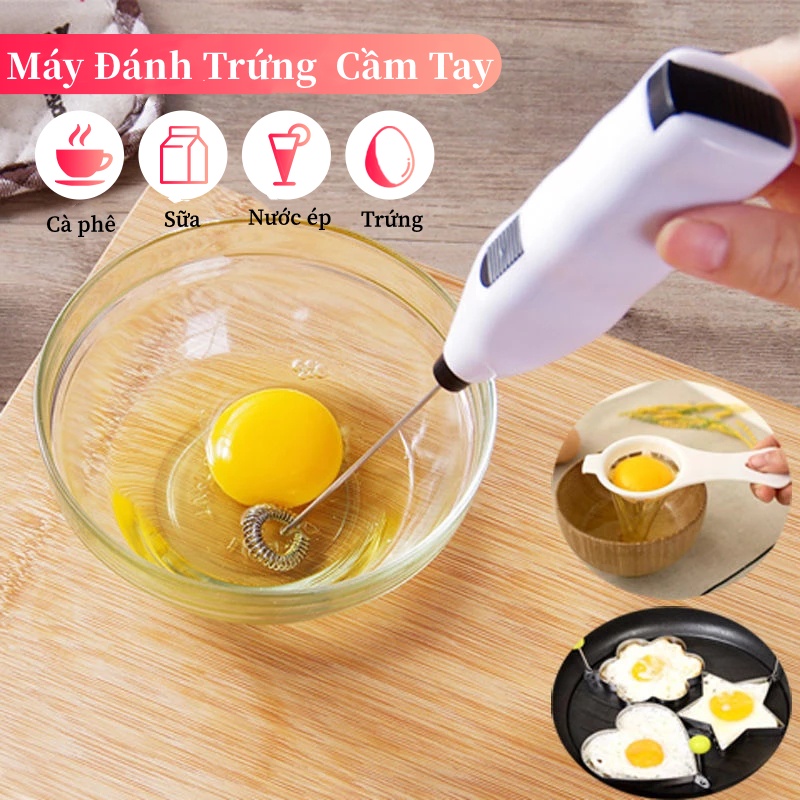 Đánh Trứng Cầm Tay, Máy Đánh Trứng Mini Cầm Tay, Máy Đánh Trứng,Khuấy Pha Cafe, Tạo Bọt , Đánh Trứng KO KÈM PIN
