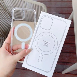 Ốp trong suốt hỗ trợ sạc từ tính cho iphone (đóng hộp)7plus/8plus/xr/xsmax/11/12/13/14/15/pro/plus/promax RABBI