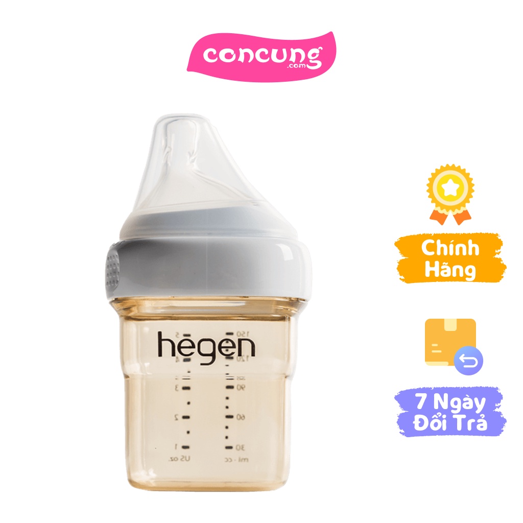 Bình sữa cao cấp PPSU Hegen 150ml (1-3M)