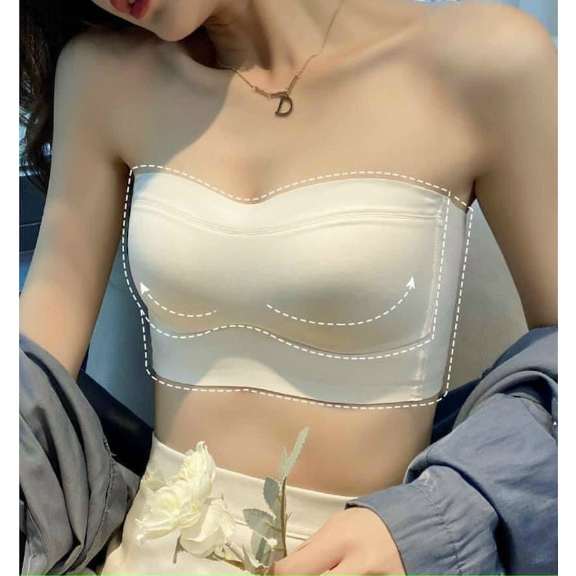 Áo Ngực Su Đúc Không Gọng, Dây tháo rời. Áo Lót Nữ Bản To Đệm Mỏng AS04. [95's House]