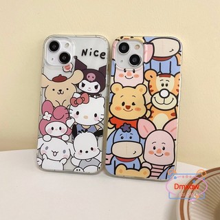Ốp Điện Thoại Cho OPPO Reno 8 7 6 4G 7Z 8Z 7 8 Lite 7 Pro 5G 6 Pro Plus 6Z 4Z 5 4 3 Pro SE 5 4 Lite 4f 5f 2Z 2f 2 Z Gấu Pooh Hello Kitty Pochacco Bìa