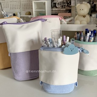 Túi Đựng Bút Chính Hãng Angoo Dạng Ống Nắp Gập Pop Up Pencil Case Vải  Canvas (Ảnh Thật) - Tiệm Nhà Chun | Shopee Việt Nam