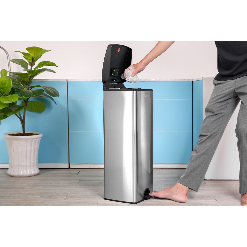 [HỎA TỐC] Thùng rác inox Chính Hãng FITIS Cỡ Nhỏ Và Lớn 15L 22L 30L 40L | BigBuy360 - bigbuy360.vn