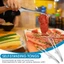 Kẹp Nướng Bbq Bằng Kim Loại Chống Trượt / Kẹp Tự Đứng / Kẹp Thức Ăn Đa Năng / Dụng Cụ Nấu Ăn Hữu Ích Cho Nhà Bếp