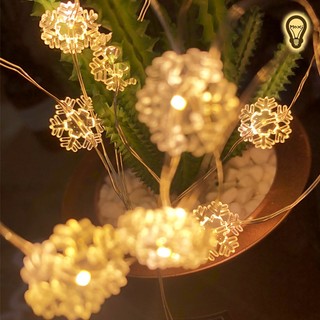 LED Đèn led dây đom đóm dùng PIN USB hình ông già noel các mẫu trang trí decor giáng sinh lung linh 3M30