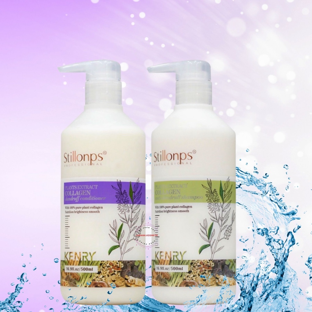 Dầu Gội Xả Stillonps Kenry 500ml/1000ml | Chăm Sóc Tóc Dịu Nhẹ, Mềm Mượt Dễ Chải.