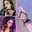 HT014 Găng tay ren lưới mỏng, găng tay cô dâu họa tiết hoa phong cách Lolita gợi cảm HT014