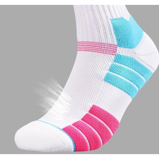 Vớ Tất cotton loại dày phù hợp chạy bộ, bóng đá, bóng rổ, bóng chuyền, tập gym...