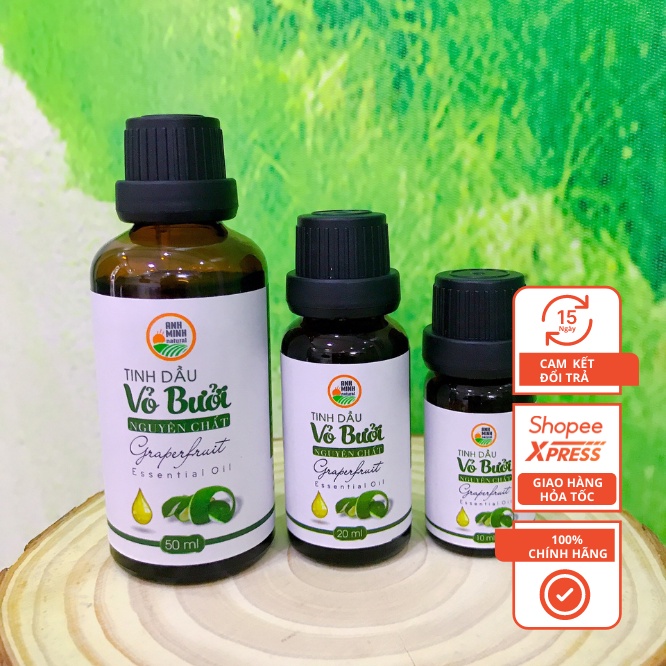 Tinh Dầu Vỏ Bưởi Nguyên Chất Anh Minh - Kích Mọc Tóc, Chăm Sóc Tóc Chắc Khỏe Óng Mượta
