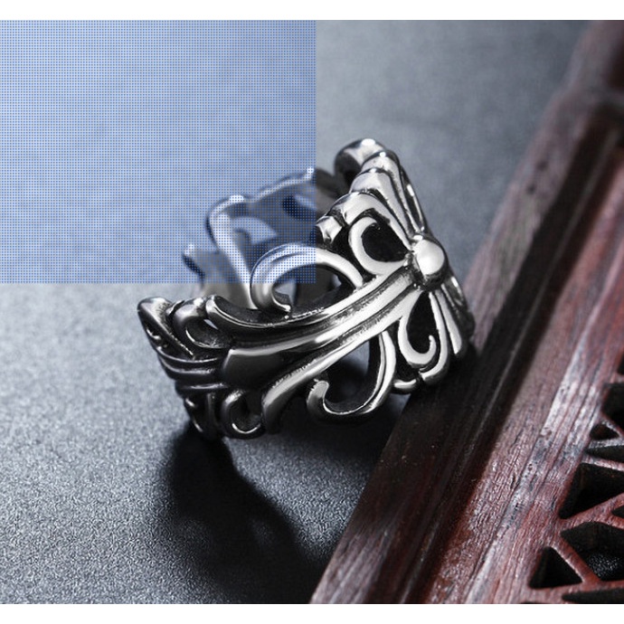 Nhẫn vương miện nam,nhẫn nam titan,nhẫn quyền lực cho nam,nhẫn quà tặng ,nhẫn thời trang nam cá tính .
