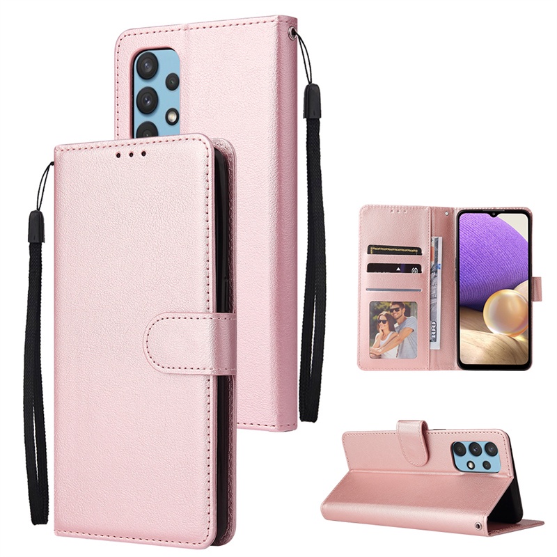 Dành Cho Samsung Galaxy Samsung Galaxy A22 A32 Lite A22S A03 A82 A03S Quantum 2 A225F A226B Retro Cổ Điển Ví Da PU Bao Lật Có Khe Cắm Thẻ