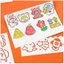 Set 4 thước khuôn tập vẽ hình siêu dễ thương
