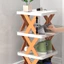 Kệ để giầy dép 5 tầng chữ X có thể tháo rời, gấp gọn
