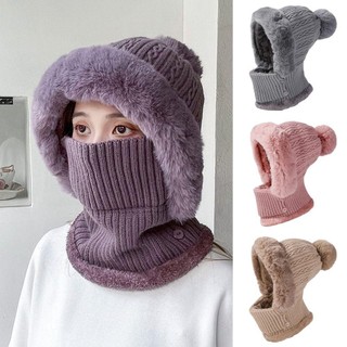Mũ dệt kim NCE Bảo vệ tai nữ Máy sưởi cổ trượt tuyết