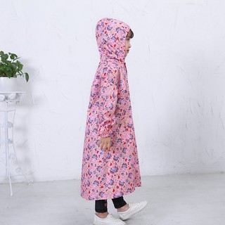 Áo mưa BÍT trẻ nhỏ có ống tay áo cho trẻ cao từ 105-145cm