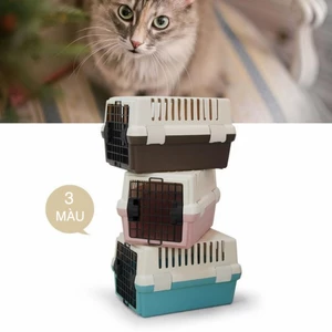 Lồng vận chuyển thú cưng PURMI màu Hồng/ Xanh/ Nâu