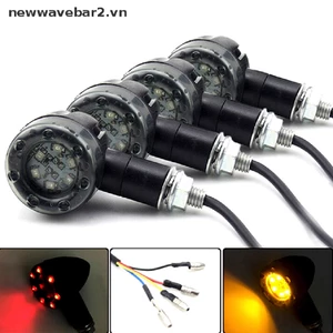 Đèn báo rẽ LED màu hổ phách + đỏ cho xe máy /