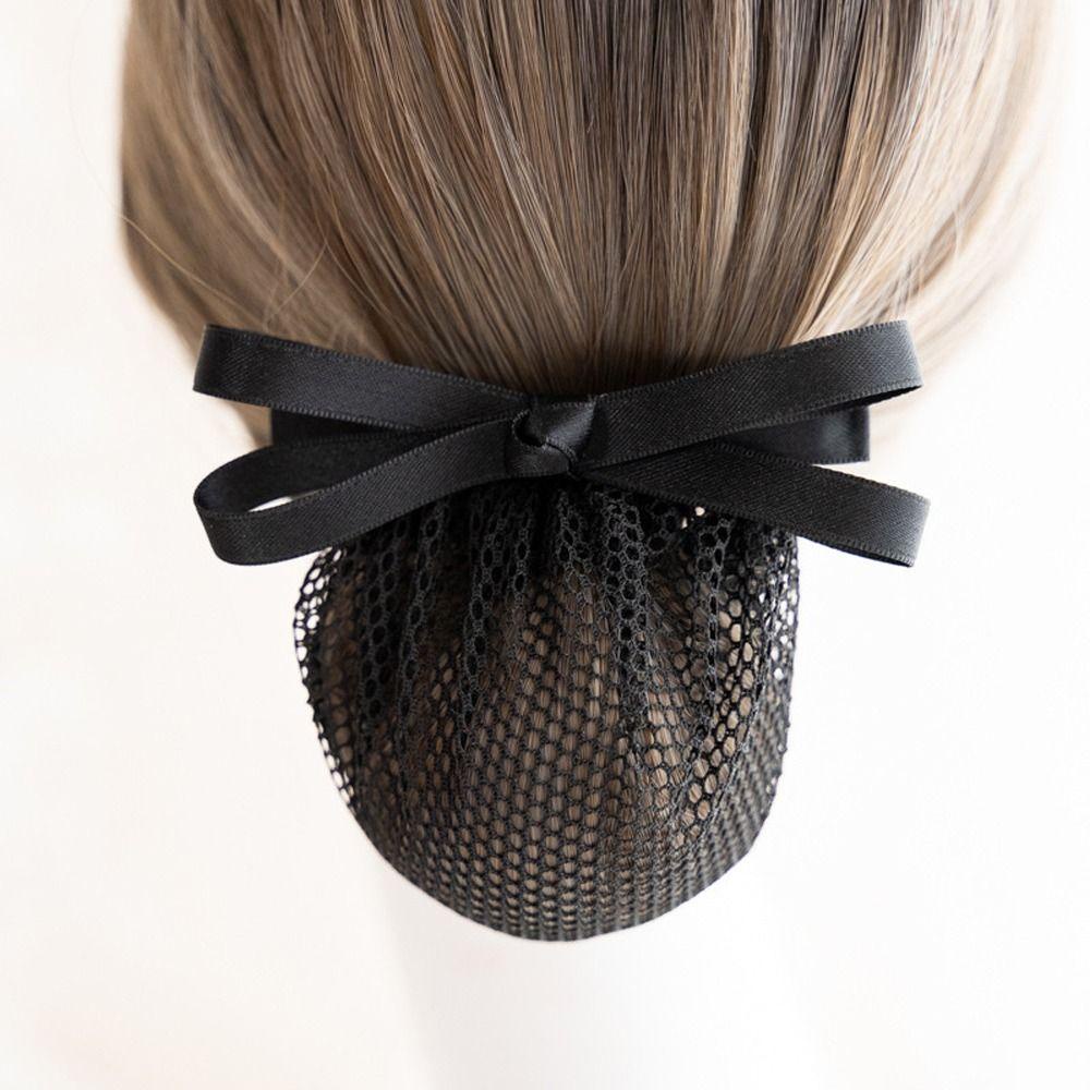 GOJO Bun Snood thanh lịch ngọt ngào dành cho y tá với lưới tóc và kẹp - Phù hợp làm tóc đuôi ngựa hoặc búi