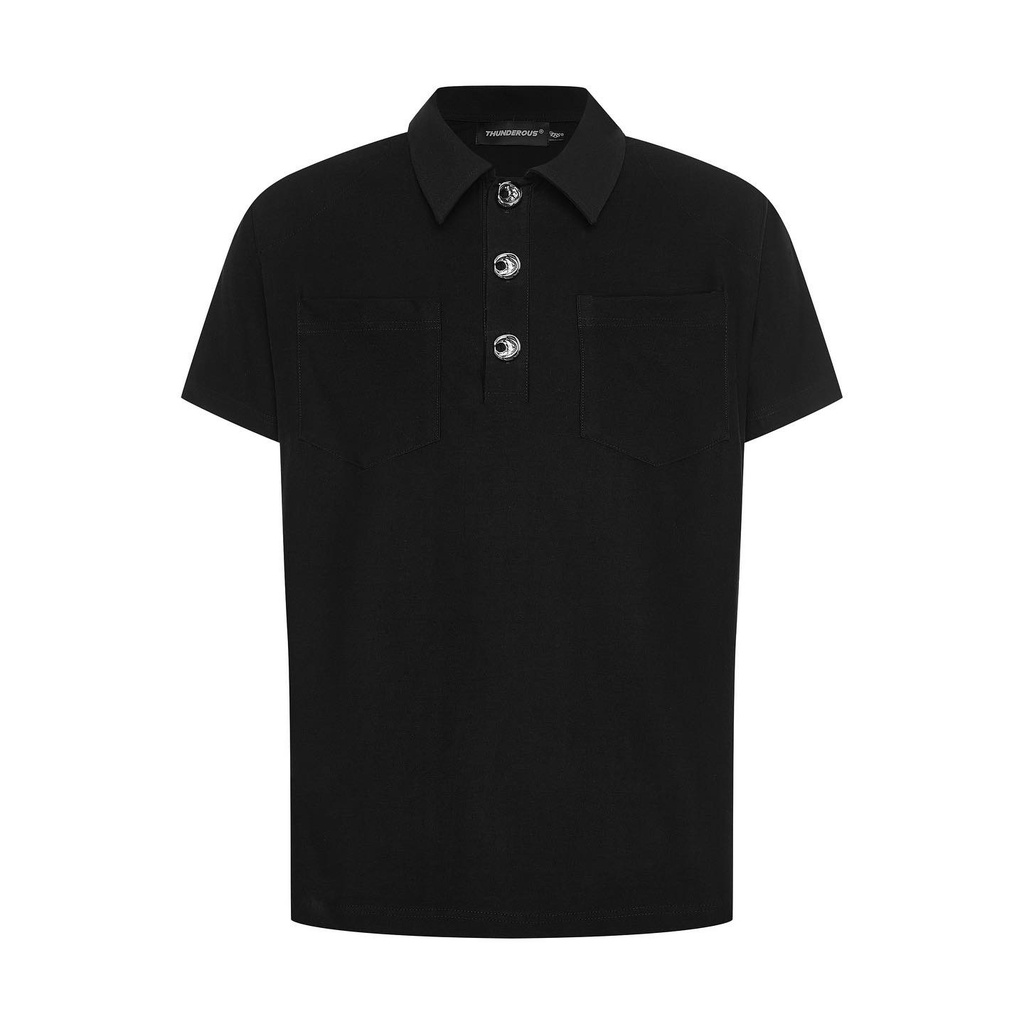 TWINKLE POLO V.2 - Áo polo nam nữ đính khuy đệm vai