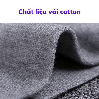 Tất nam cổ lỡ cotton chống hôi chân thoáng mát DEVARI T054