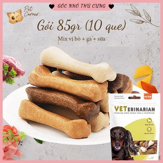 [YAHO] Xương gặm sạch răng cho chó mix vị thịt bò, thịt gà và sữa