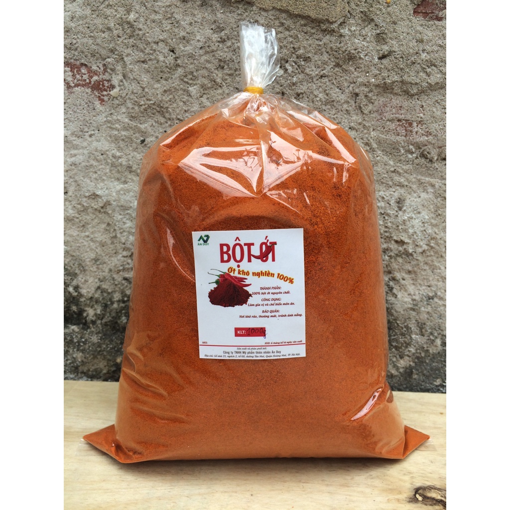 Bột ớt siêu cay vụ mới 1000g