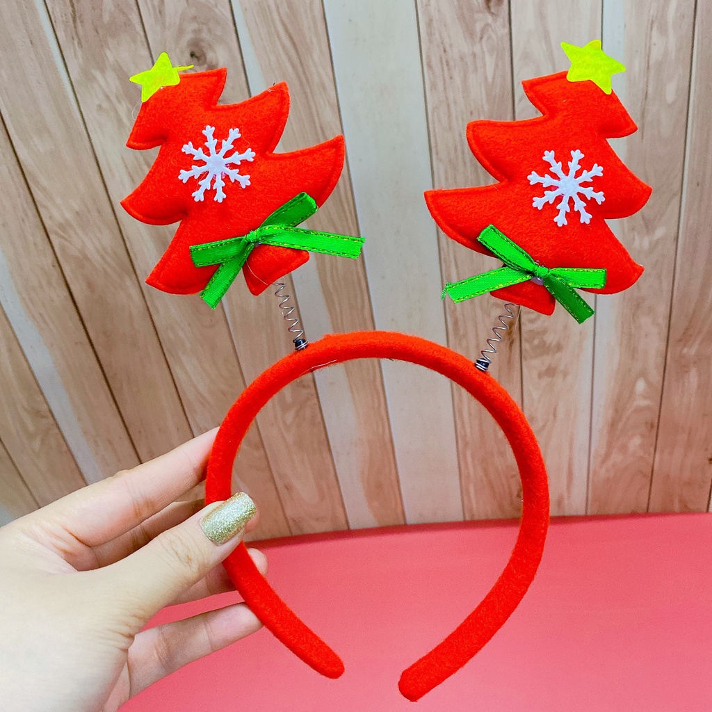 Đồ Chơi Noel Giánh Sinh Băng Đô Cài Tóc Bờm Cài Tóc Tuần Lộc Noel Cho Bé Gái - Đồ Chơi Cho Bé PUKAPI