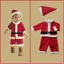 Trang phục Giáng sinh trẻ em chất lượng cao Ông già Noel bé trai và bé gái Trang phục lễ hội
