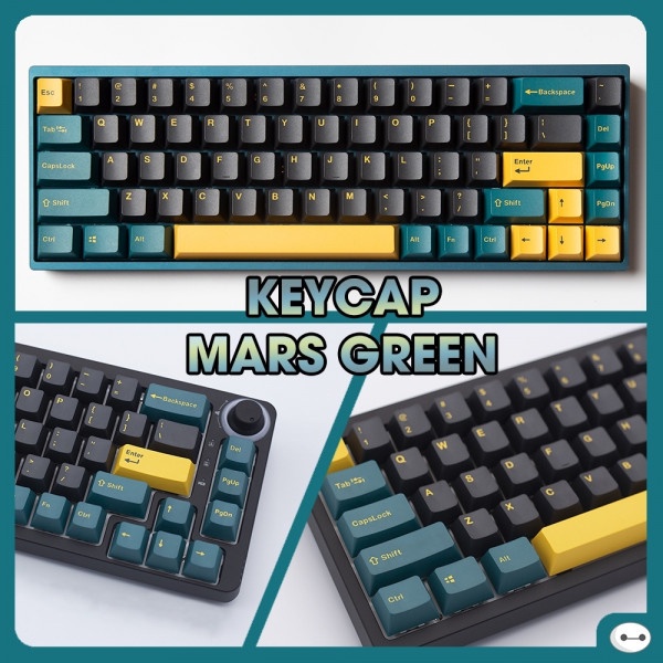Bộ Keycap OEM Mars Green Thick PBT 135 Phím - Đỗ Lợi Computer | Shopee ...