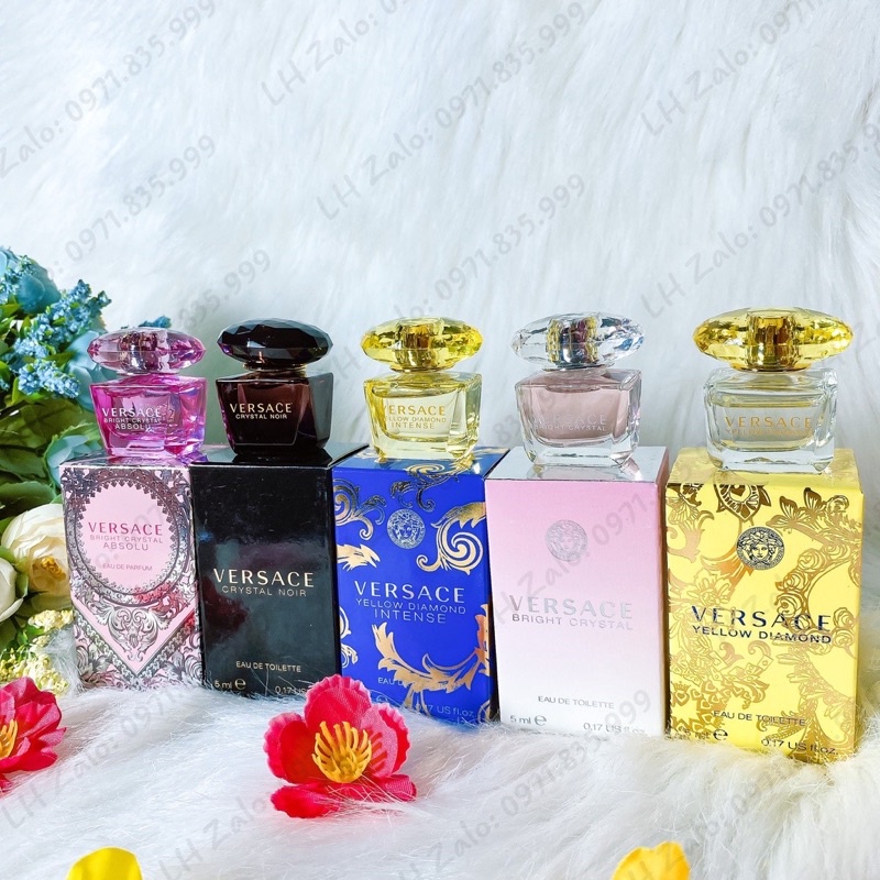 [ Mini Size ] Nước Hoa 5ml Versace Bright Crystal Mini, Versace Absolu ...