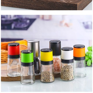 Dụng Cụ Đựng Và Xay Tiêu  xay muối hôt bằng tay mini   -   Lọ đựng tiêu xay tiêu inox 304 cao cấp